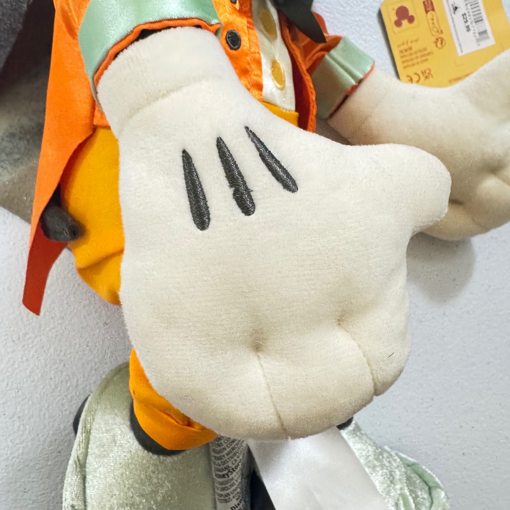 Disney Parks 2025 Halloween Mickey Mouse Wizard Plush Orange Wizard Hat‎ Costume - Picture 5 of 7